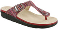 SAS Rainbow Red Thong Slide Sanibel Sandals Sz. 11 NEW w/Box!