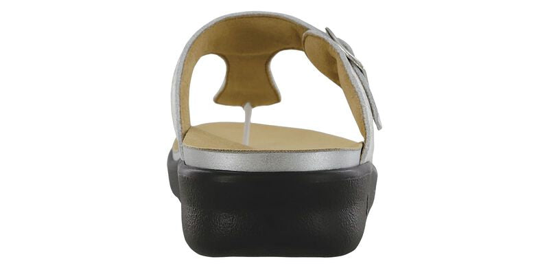 SAS Silver Thong Sanibel Sandals Sz. 11 NEW w/Box!