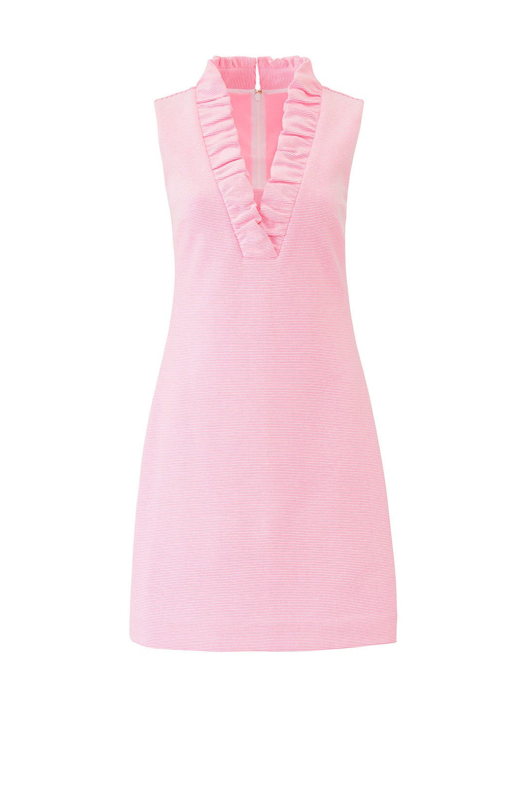 Lilly Pulitzer Pink & White Stripped Sleeveless Dress New w/Tags - Large