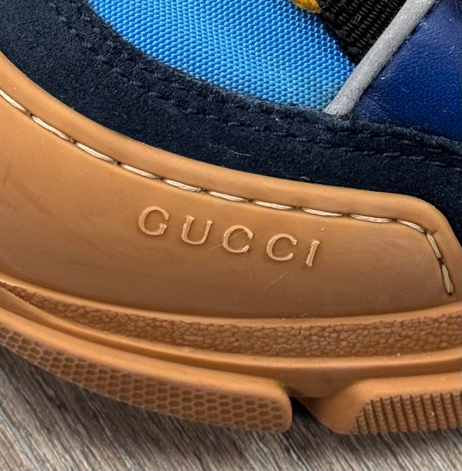 GUCCI Multi Flashtrek Sega Suede Mesh Leather Sneakers Sz. 6.5 M/8.5W