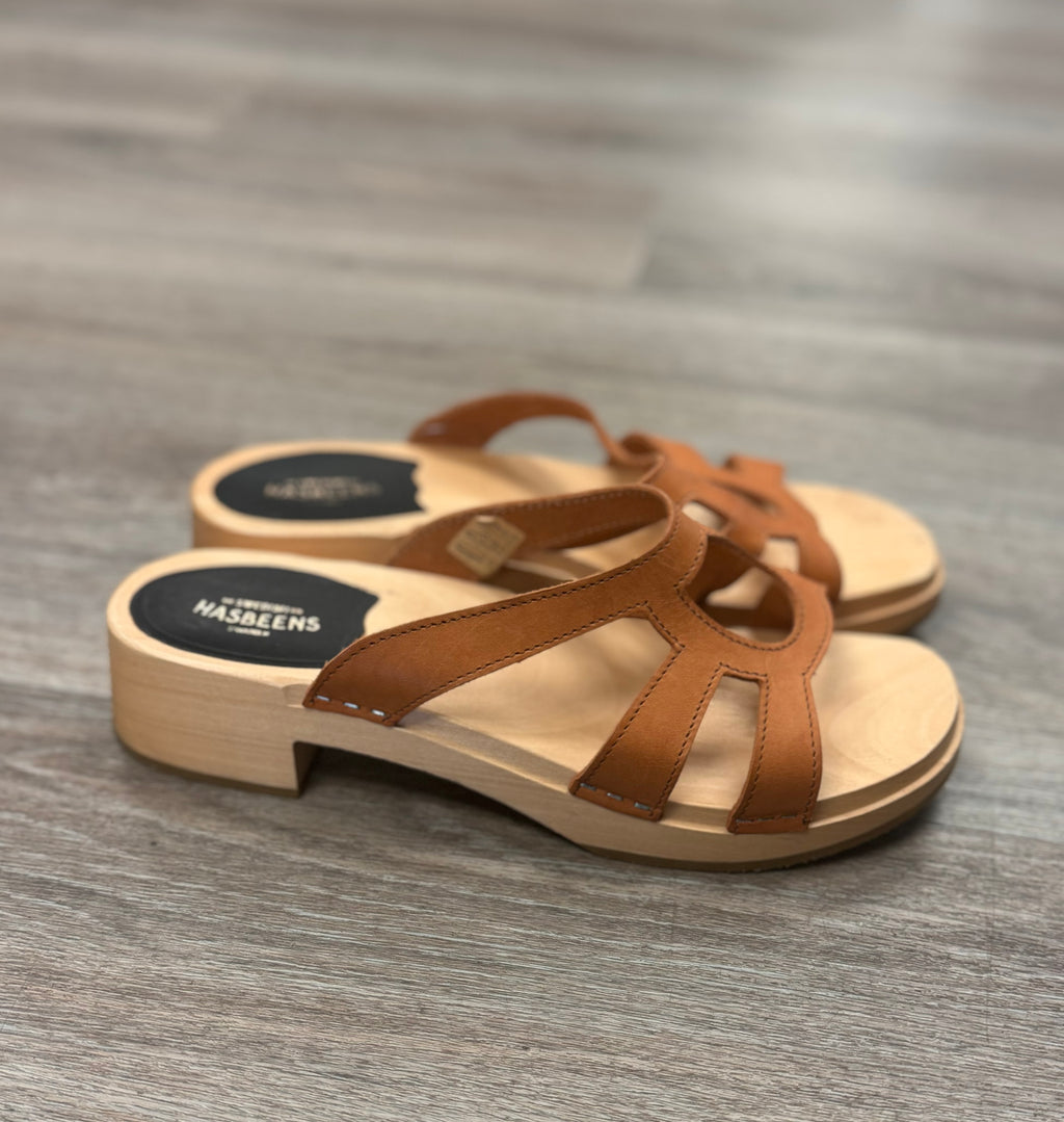 SWEDISH HASBEENS Luxury Slipper Wooden Clogs Sz. 40 / 10