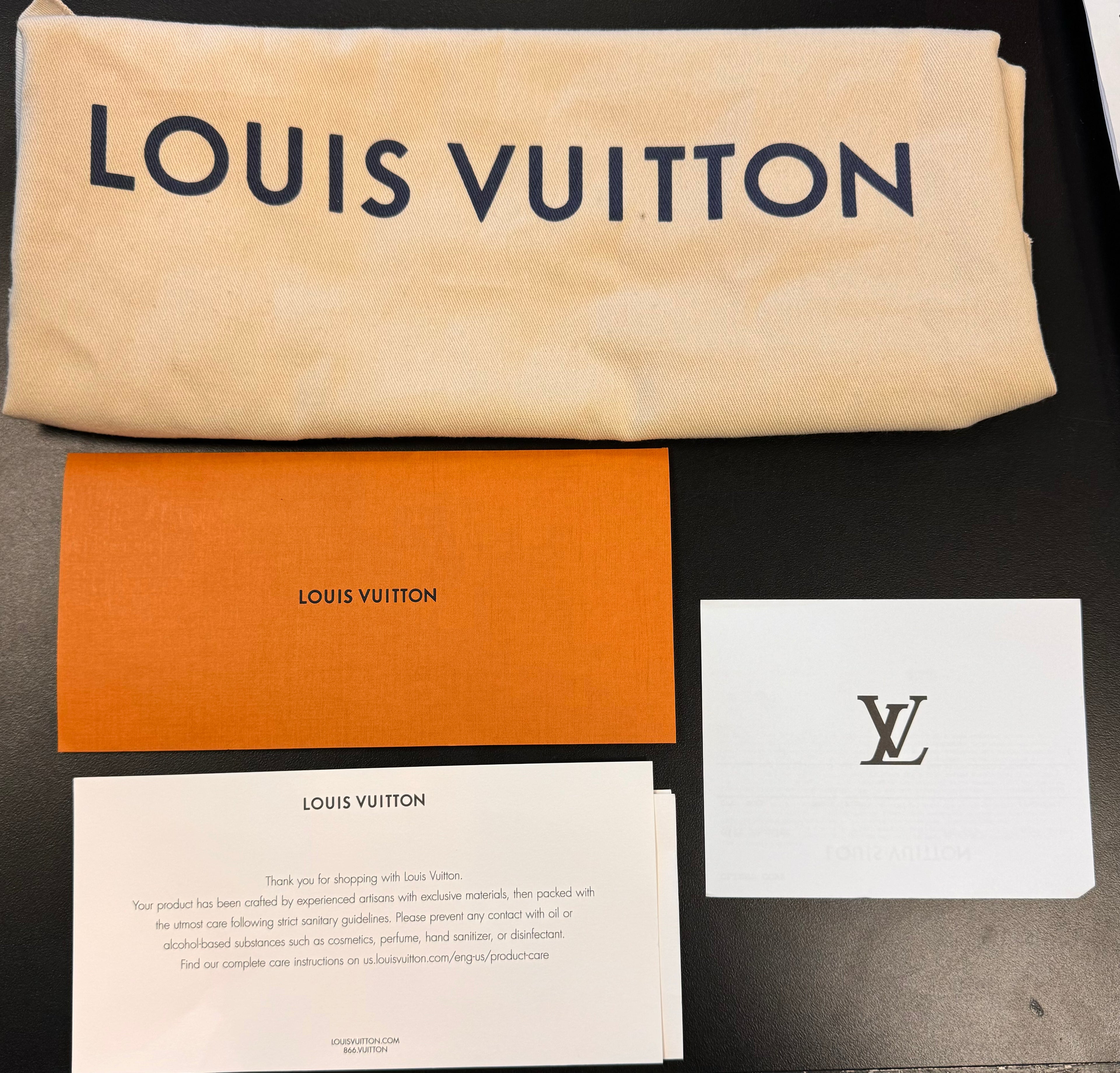 SOLD! LOUIS VUITTON Damier Ebene Canvas Neverfull MM Tote Bag