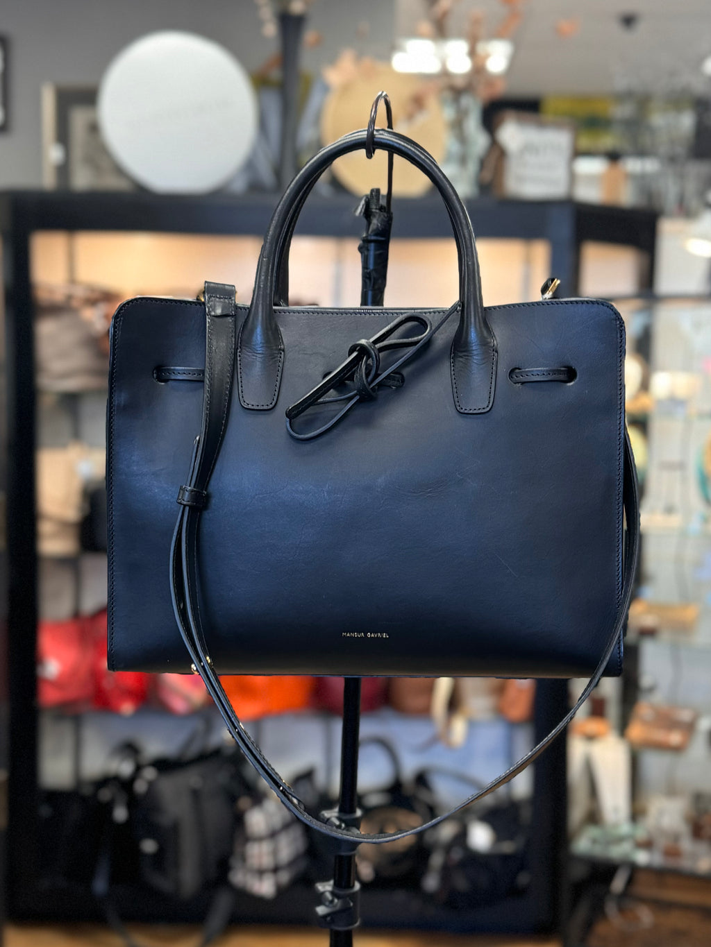 Mansur Gabriel Sun Bag in Calf Skin Leather