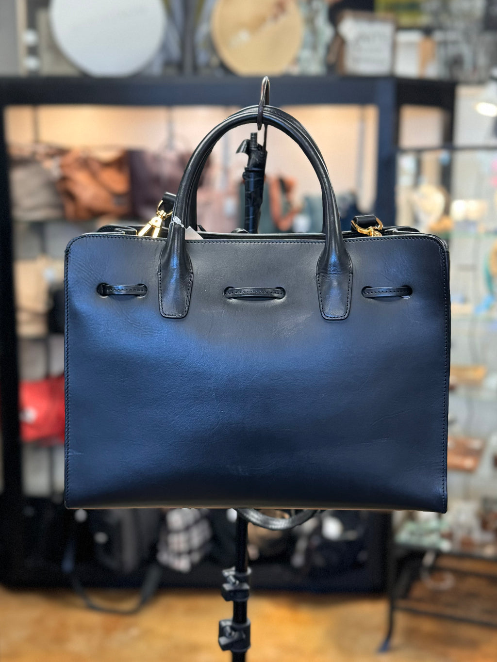 Mansur Gabriel Sun Bag in Calf Skin Leather