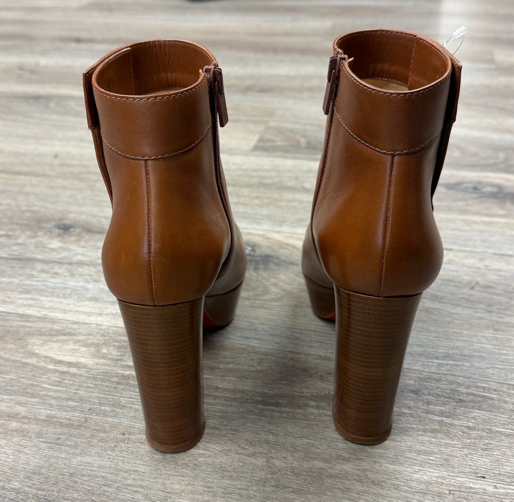 SOLD! Christian Louboutin Leather Janis Button Bootie Sz. 38 1/2
