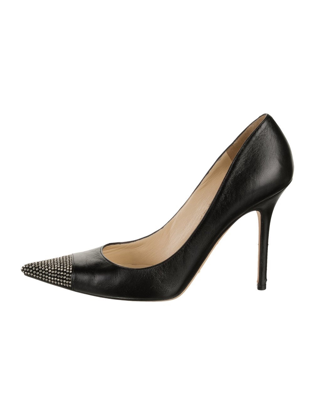 Jimmy Choo Amika Leather Studded Heels Sz. 38