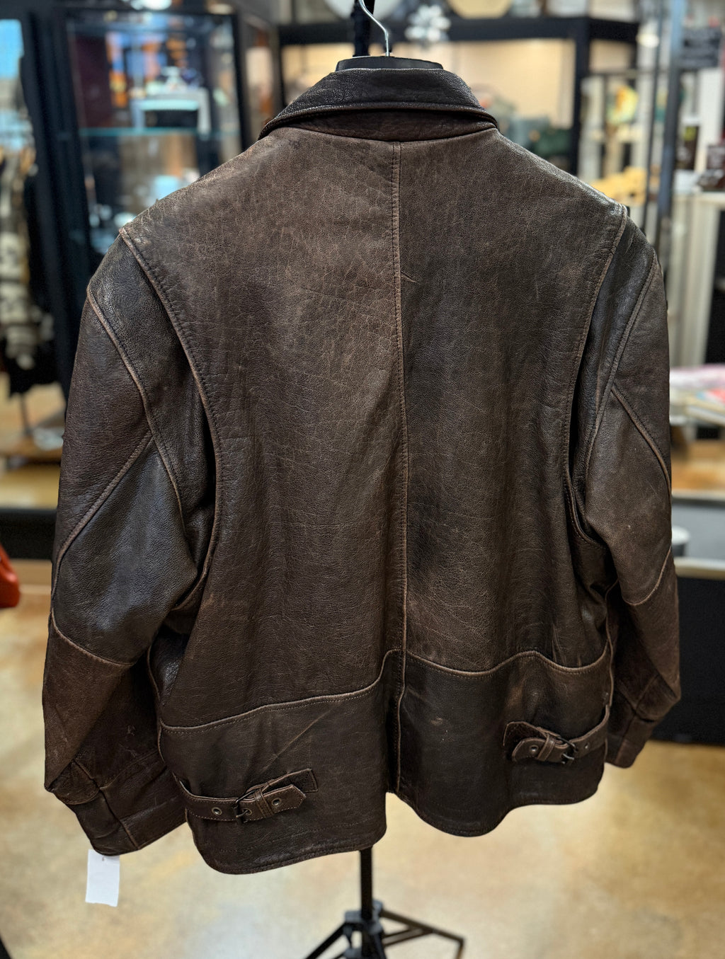 SOLD! Vintage Men’s WILSONS Brown Leather Jacket  - Large