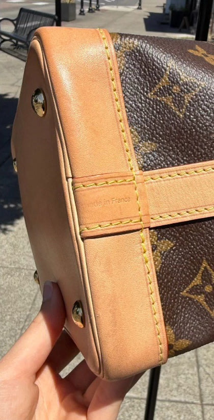 LOUIS VUITTON NOE BB Monogram Canvas/Leather Bucket Bag M46983