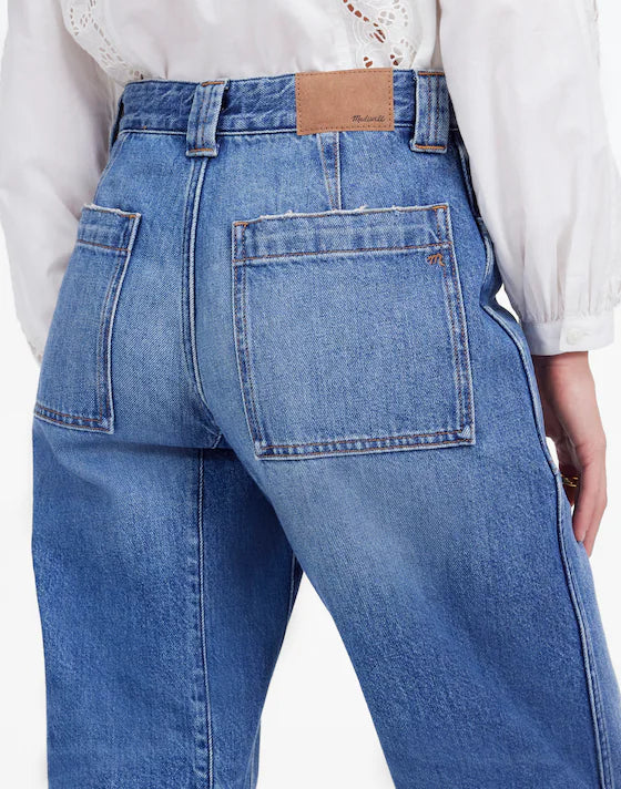 Madewell The Darted Barrel Leg Jeans Sz. 32