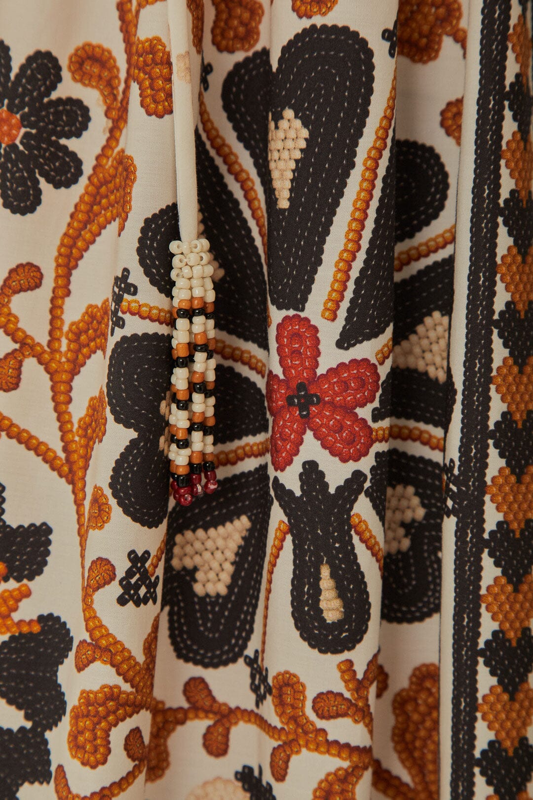 FARM RIO Flower Fan Tapestry Midi Dress NEW! - Large