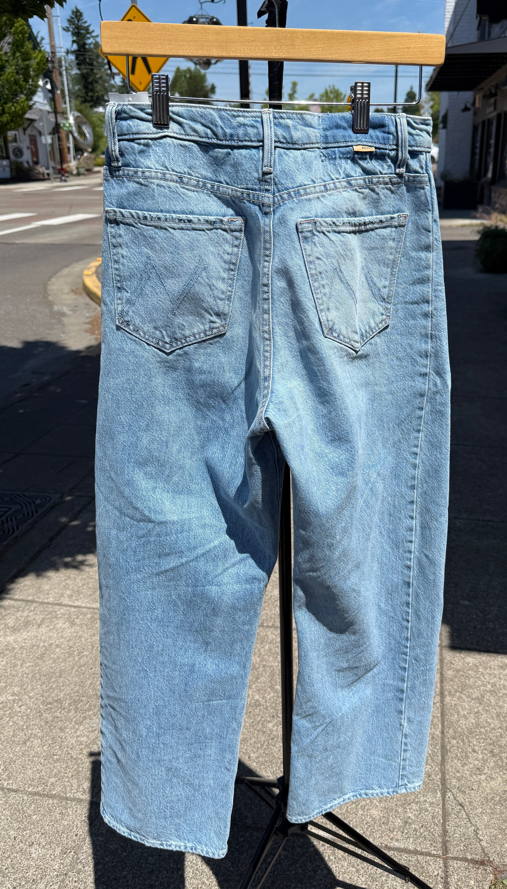 MOTHER Half Pipe Flood Material Girls Jeans Sz. 25