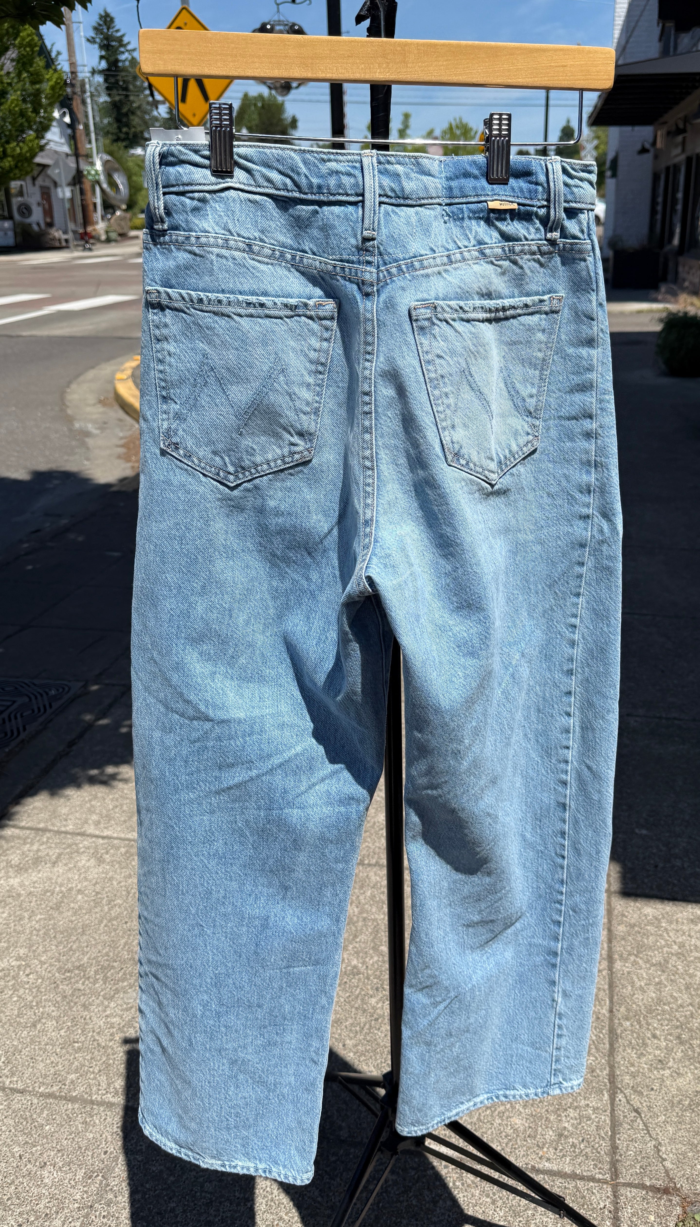 MOTHER Half Pipe Flood Material Girls Jeans Sz. 25