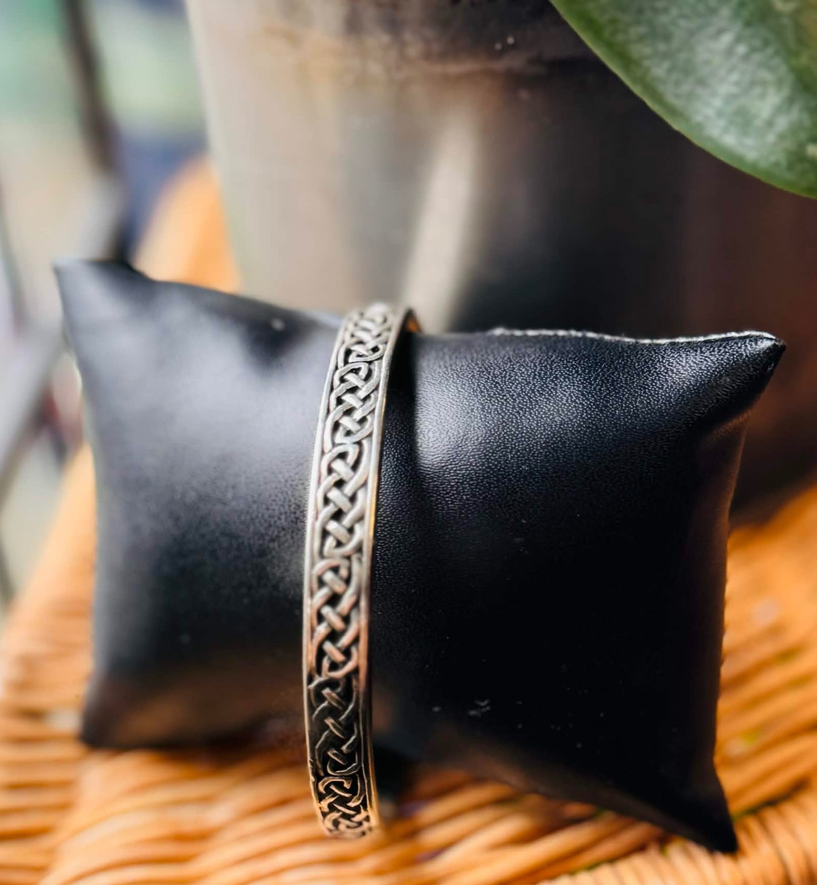 SOLD! Peter Stone Sterling Silver Celtic Cuff