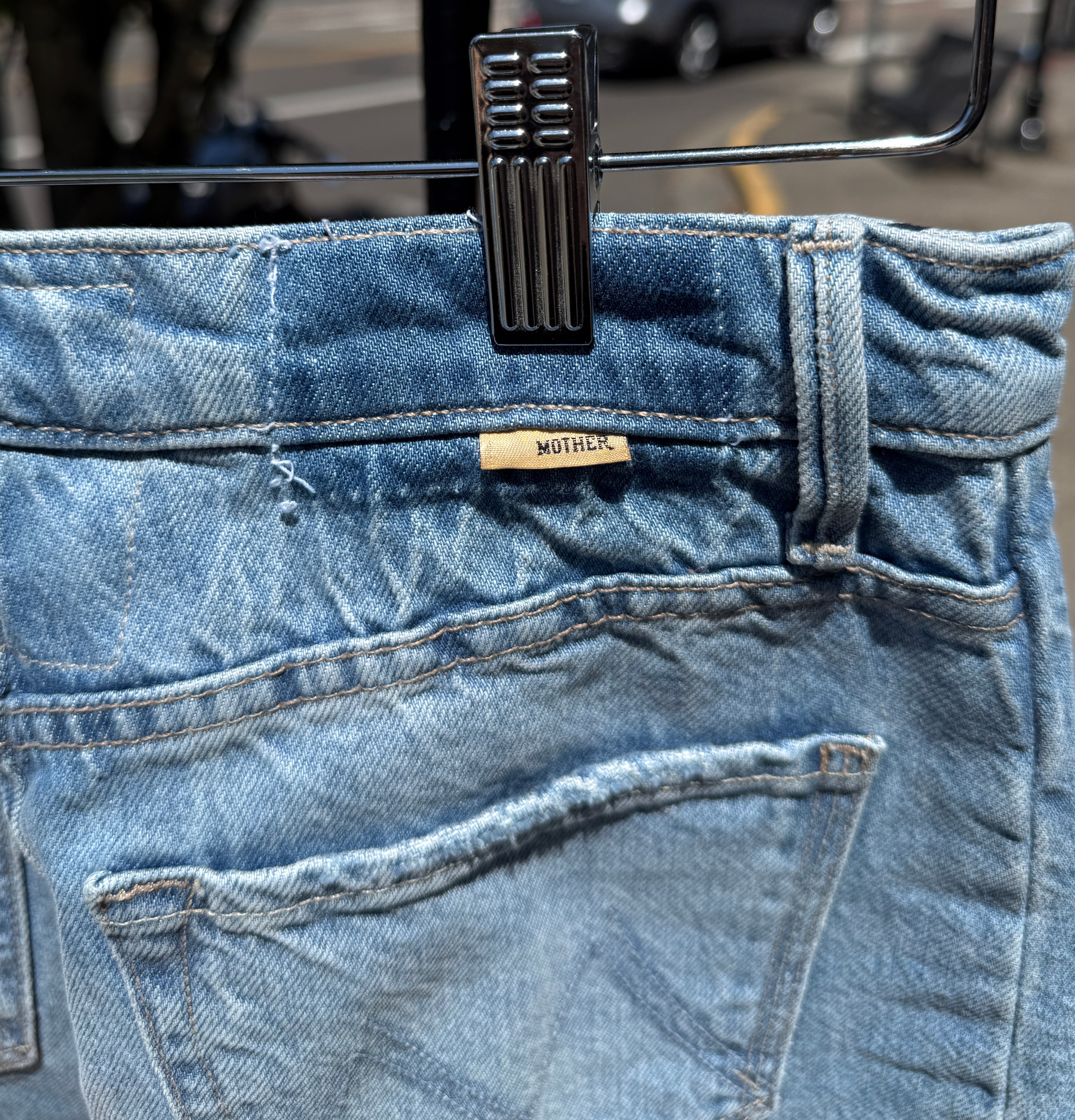 MOTHER Half Pipe Flood Material Girls Jeans Sz. 25
