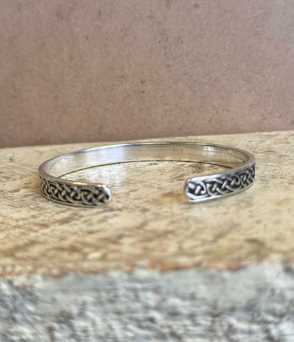 SOLD! Peter Stone Sterling Silver Celtic Cuff