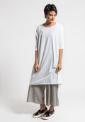 Labo.art Abito Tubino Cotton 3/4 Sleeve Dress Sz. 4/X-Large