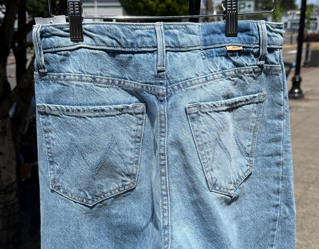 MOTHER Half Pipe Flood Material Girls Jeans Sz. 25