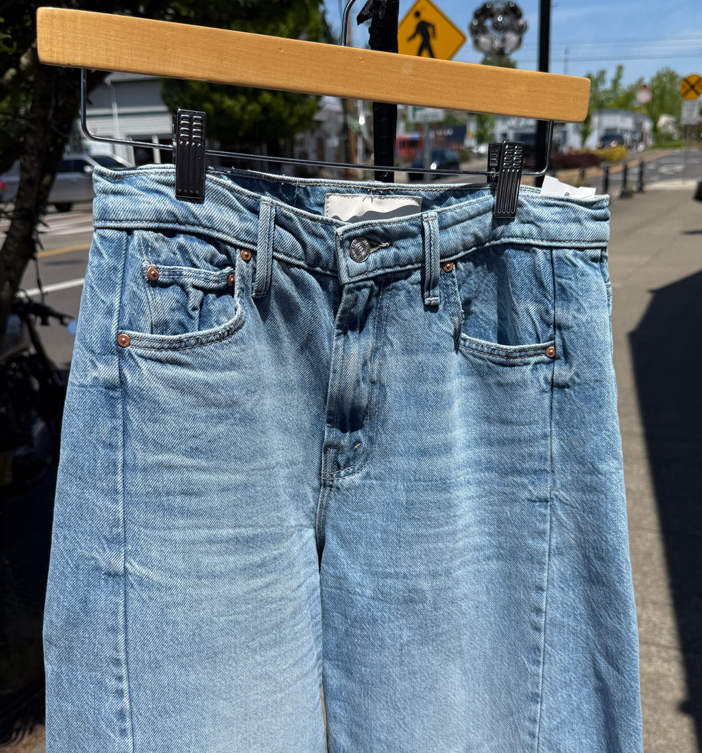 MOTHER Half Pipe Flood Material Girls Jeans Sz. 25