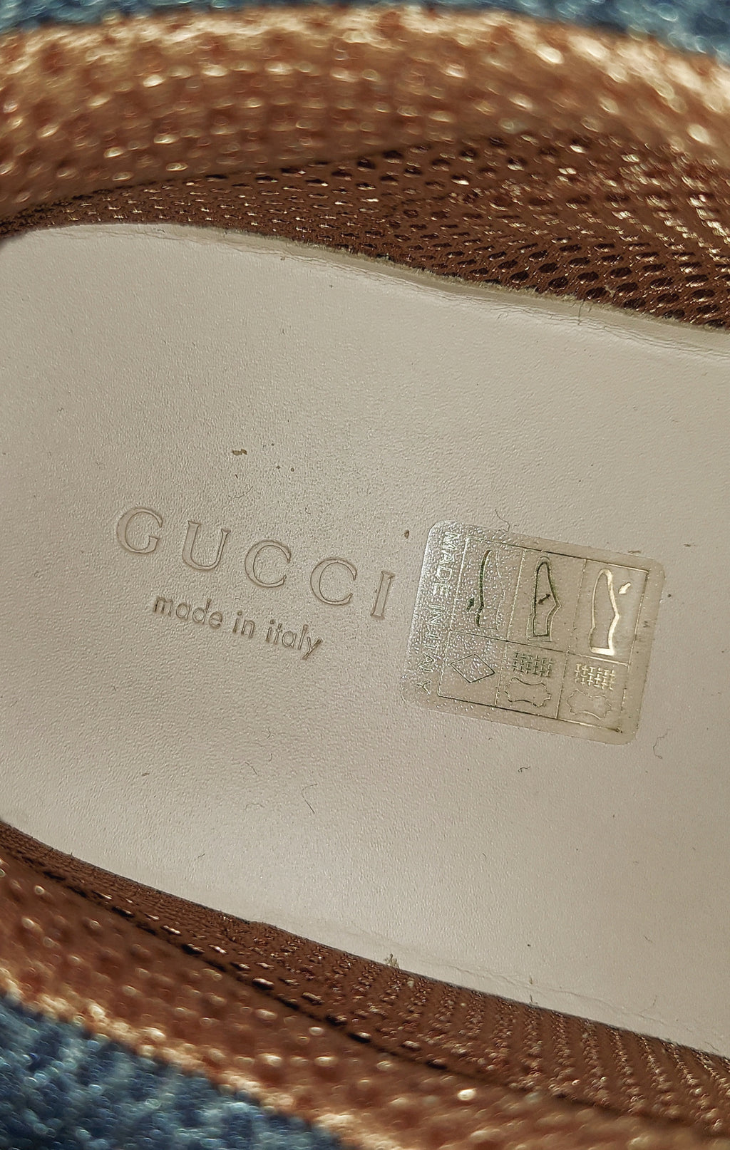 SOLD! GUCCI Flashtrek Sega Mesh Suede Removable Crystals Chunky Sneakers Sz. 38 w/ box