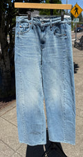 MOTHER Half Pipe Flood Material Girls Jeans Sz. 25