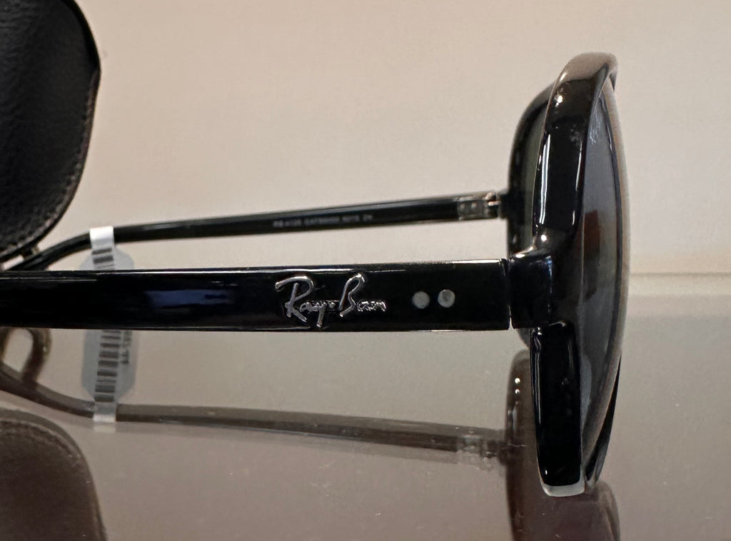 Ray Ban Black Aviator RB 4125 Sunglasses w/Case