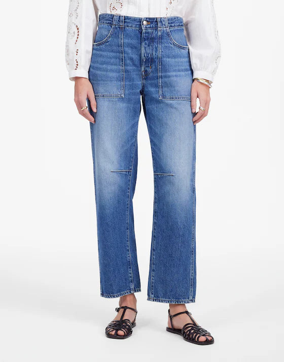 Madewell The Darted Barrel Leg Jeans Sz. 32