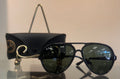 Ray Ban Black Aviator RB 4125 Sunglasses w/Case