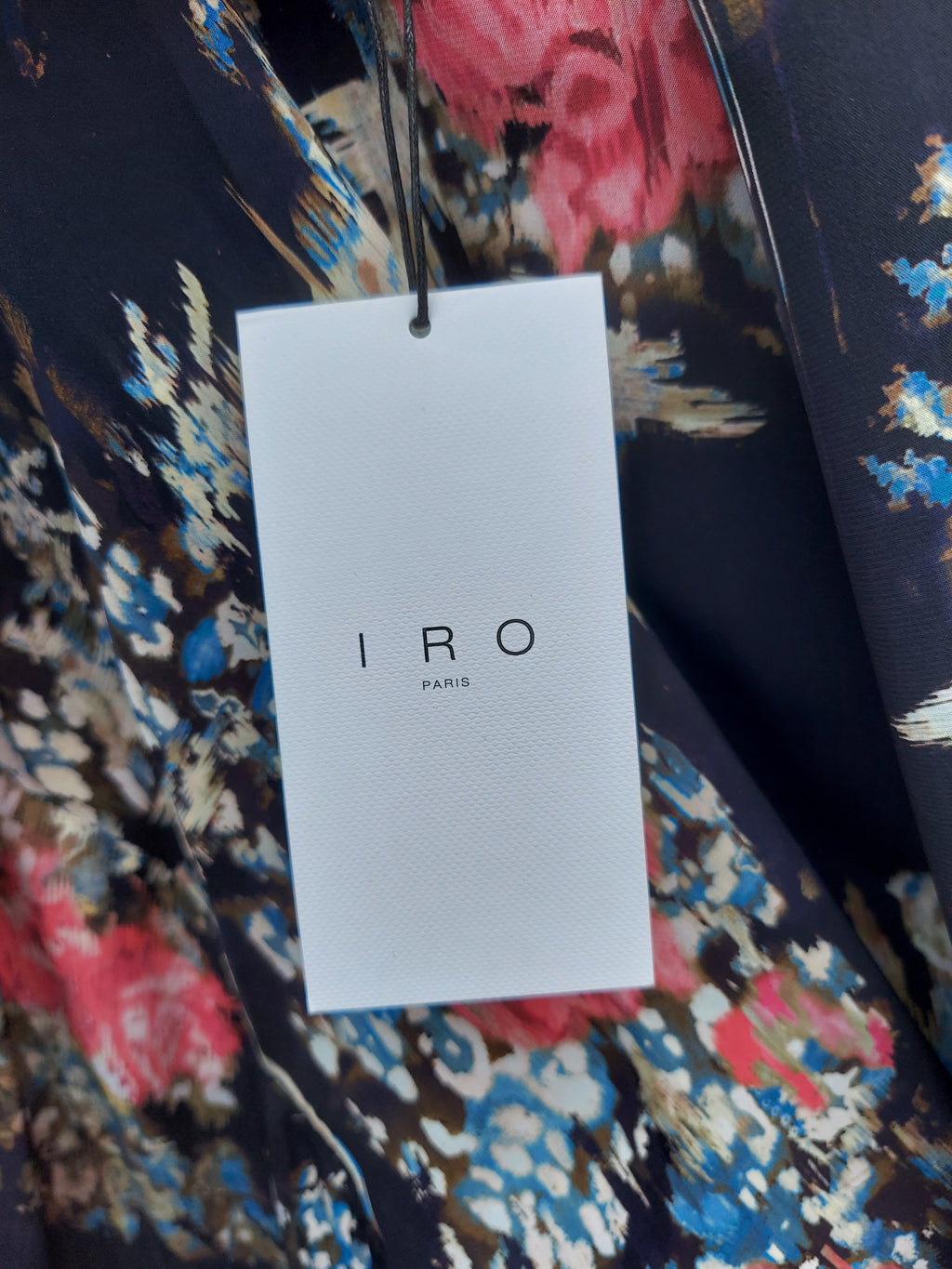 IRO PARIS Floral Print Aleyna Longsleeve Dress Sz. 38